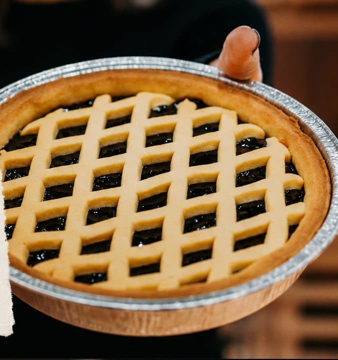 Crostata artigianale, Pasticceria Valentini